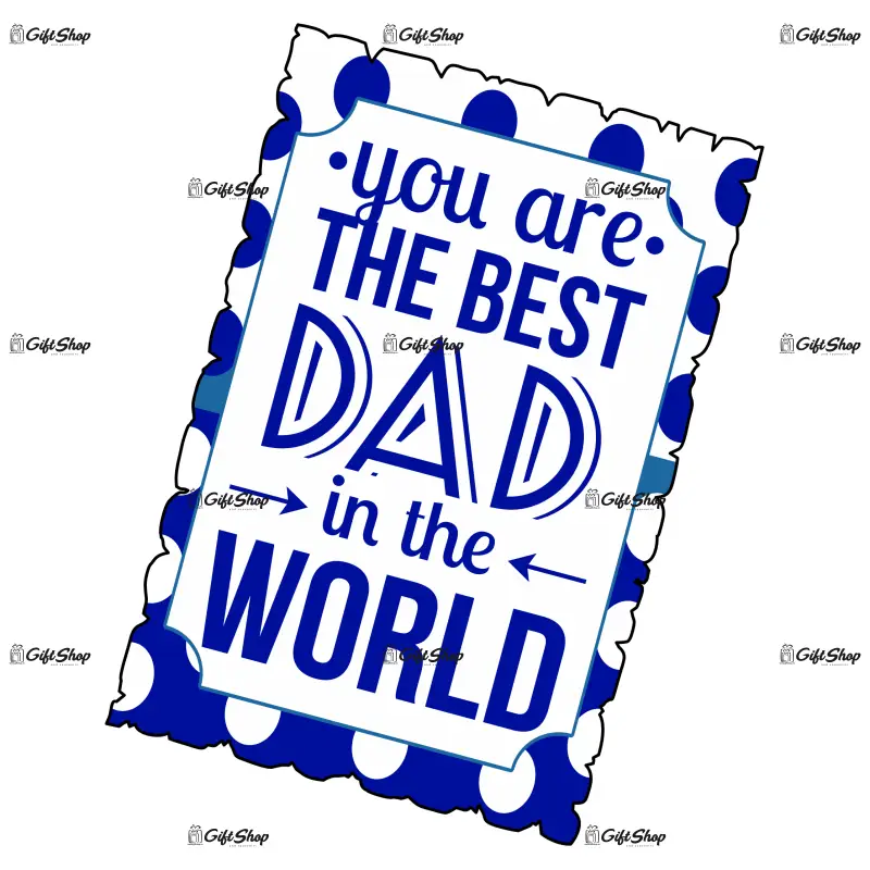 You ar the best dad in the world, magnet frigider mgs088